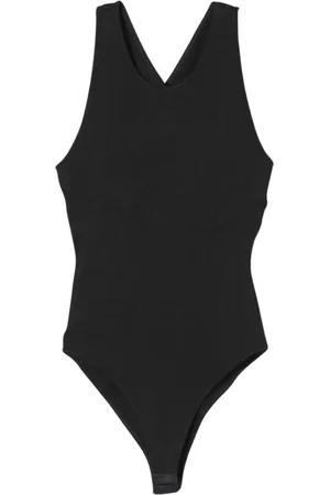 Serafini Topp, Dam, 2Xs, Svart Elegant Bodysuit Rund Hals