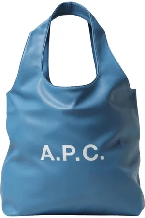 A.P.C. Väska, Dam, ONE Size, Läder, Blå Axelväska Elegant Mångsidig Tillbehör