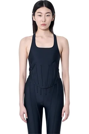 MUGLER Topp, Dam, S, Scoop Neck Korsett Topp