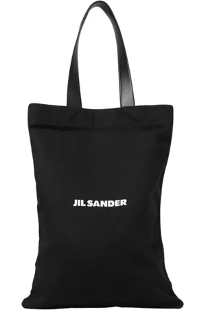 Jil Sander Väska, Dam, ONE Size, Svart canvas axelväska