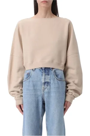 Saint Laurent Sweatshirts & Hoodies, Dam, S, Bomull, Svart Pullover Sweater