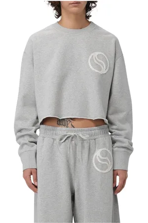 Stella McCartney Sweatshirts & Hoodies, Dam, M, Vit Logosweatshirt Casual Chic