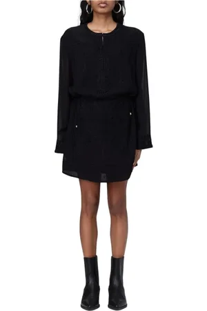 Isabel Marant Klänning, Dam, S, Svart Voile Mini Klänning