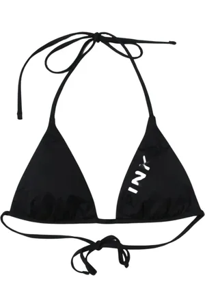 Pinko Badkläder, Dam, S, Svart Triangel Bikini Topp Baddräkt
