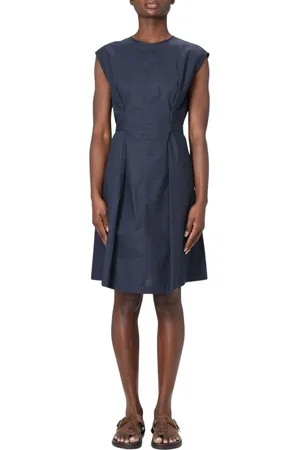 Woolrich Klänning, Dam, S, Elegant Midi Klänning i Brun