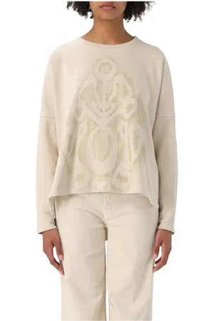 Dondup Sweatshirts & Hoodies, Dam, XS, Abstrakt Print Sweatshirt