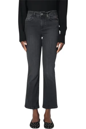 Liu Jo Jeans, Dam, W28, Svarta Bootcut Jeans för Kvinnor