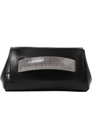 Orciani Väska, Dam, ONE Size, Läder, Stål Läder Clutch Handväska