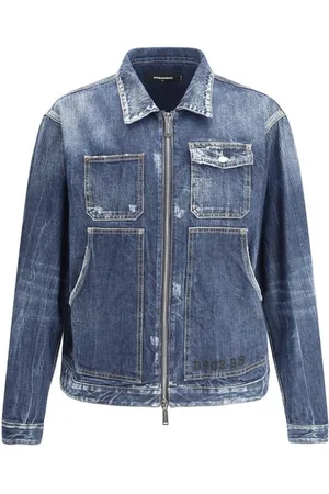 Dsquared2 Jacka, Herr, XL, Denim, Vintage Denim Carpenter Jean Jacket