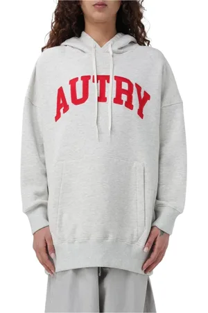 Autry Sweatshirts & Hoodies, Dam, M, Grå Oversized Hoodie