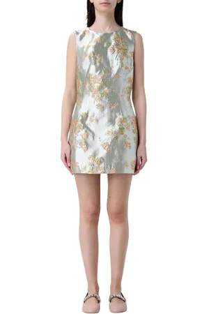 Staud Klänning, Dam, S, Elegant Mint Midi Klänning