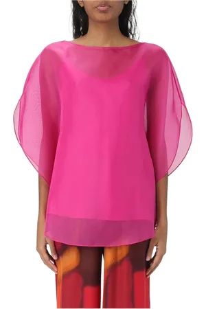 GIANLUCA CAPANNOLO Blusar & Skjortor , Dam, S, Fuchsia Boat Neck Top