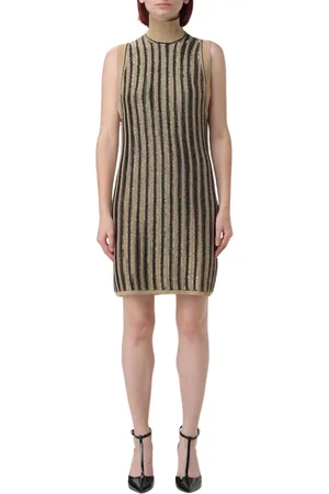 Tom Ford Klänning, Dam, M, Polyester, Elegant Svart Stickad Miniklänning