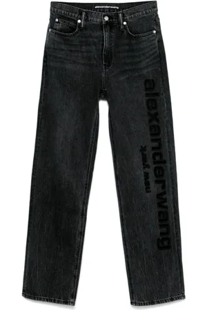 Alexander Wang Jeans, Dam, W26, Bomull, Svarta Jeans för Kvinnor