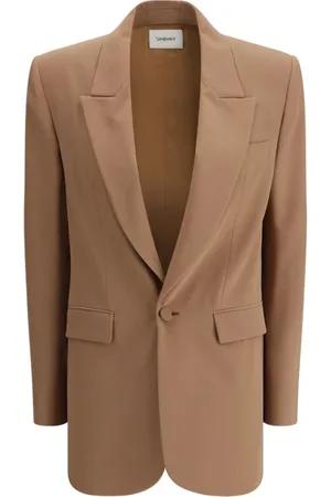 Saint Laurent Jacka, Dam, S, Klassisk Blazer med Spetsiga Revers