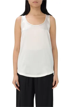 Brunello Cucinelli Topp, Dam, XS, Svart Silke Cami Topp