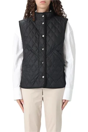 FAY Jacka, Dam, M, Polyester, Diamantquiltad Väst Elegant Svart Jacka