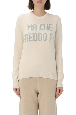 MC2 SAINT BARTH Stickade tröjor & koftor, Dam, L, Kashmir, Färgglad Cashmere Pullover Sweater