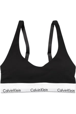 Calvin Klein Underkläder, Dam, M, Bomull, Elegant Bekväm Bralette för Kvinnor