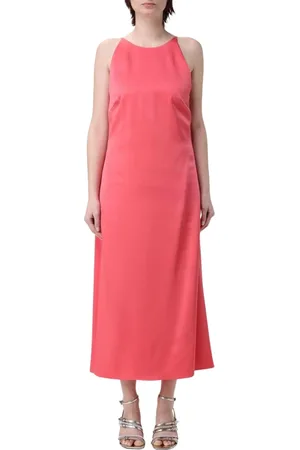 HUGO BOSS Klänning, Dam, 4Xs, Elegant Persika Aline Klänning