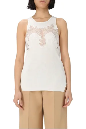 ERMANNO SCERVINO Topp, Dam, S, Spetsribbad Tanktop