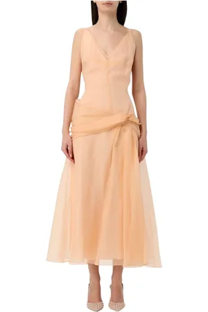 DEL CORE Klänning, Dam, S, Organza, Elegant Organza Midi Klänning