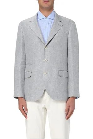 Brunello Cucinelli Jacka, Herr, XL, Elegant Grå Blazer för Män