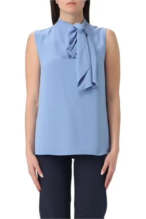 Liu Jo Topp, Dam, XS, Polyester, Rosa Ärmlös Blus Elegant Stil