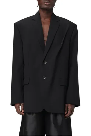 Y / PROJECT Jacka, Herr, M, Polyester, Modern Svart Blazer med Revers