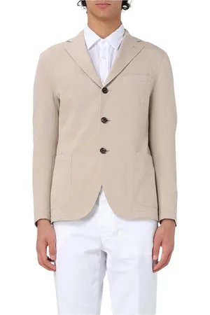 ELEVENTY Jacka, Herr, S, Bomull, Blå Patch Pocket Kostymjacka