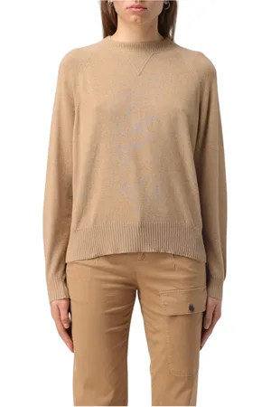 Woolrich Stickade tröjor & koftor, Dam, L, Rosa Merinoull Pullover Sweater