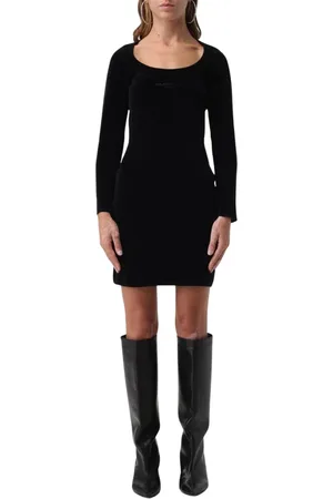 Alexander Wang Klänning, Dam, M, Bomull, Svart Sammet Mini Klänning