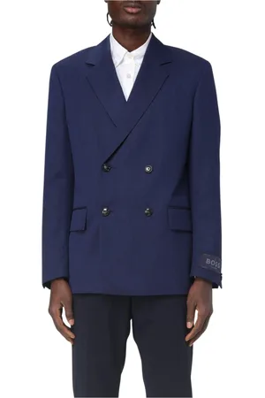 HUGO BOSS Jacka, Herr, L, Elegant Blå Blazer Jacka