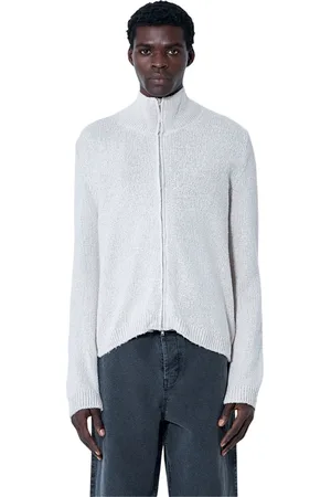 OUR LEGACY Stickade tröjor & koftor, Herr, XL, Silke Zip-Up Cardigan Tratt Topp