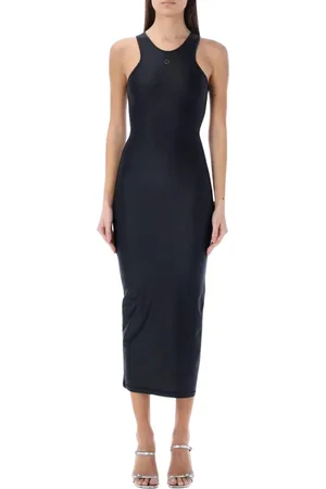 COPERNI Klänning, Dam, XS, Elegant Svart Midi Klänning