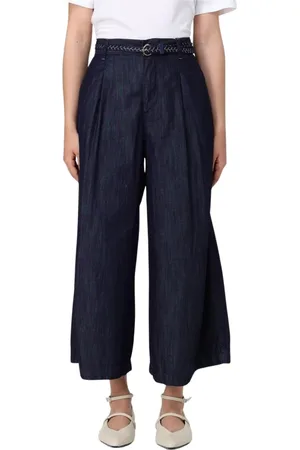 Liu Jo Byxor, Dam, W25, Denim, Stiliga Wide-Leg Denim Byxor