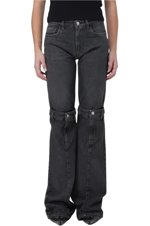 COPERNI Jeans, Dam, M, Bomull, Svarta Wide Leg Jeans