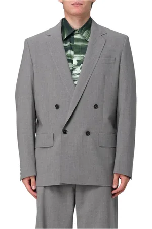 Msgm Jacka, Herr, L, Modern Grå Blazer