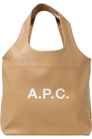 A.P.C. Väska, Dam, ONE Size, Läder, Elegant Axelväska i Ecru