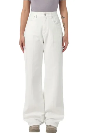 Brunello Cucinelli Jeans, Dam, XS, Linne, Naturliga Linnebyxor