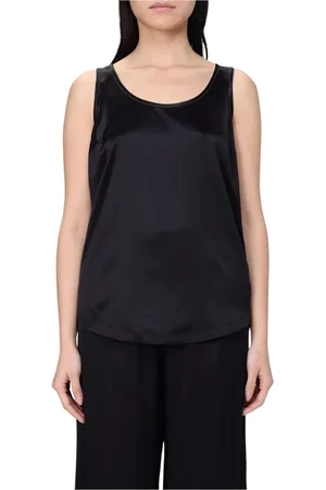 Brunello Cucinelli Topp, Dam, S, Svart Silk Cami Topp