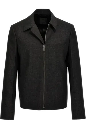 Givenchy Jacka, Herr, S, Grå Cropped Blazer
