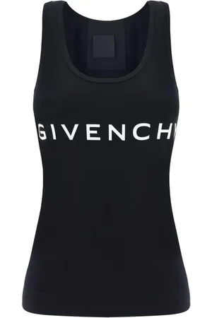 Givenchy Topp, Dam, M, Bomull, Monogramtryck Bomull Crew Neck Topp
