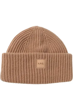 A.P.C. Accessoarer, Dam, M, Räfflad stickad ullmössa