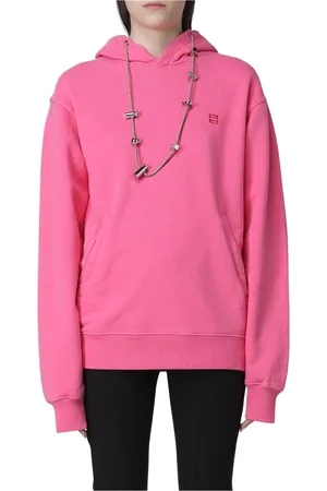 AMBUSH Sweatshirts & Hoodies, Dam, S, Bomull, Rosa Oversized Hoodie Sweatshirt