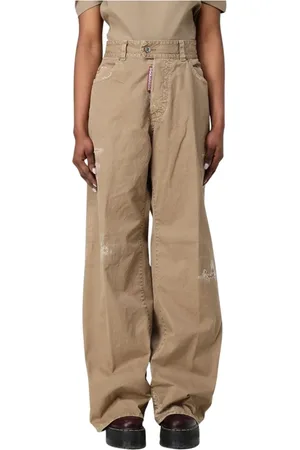 Dsquared2 Byxor, Dam, XS, High-Waist Tapered Pants
