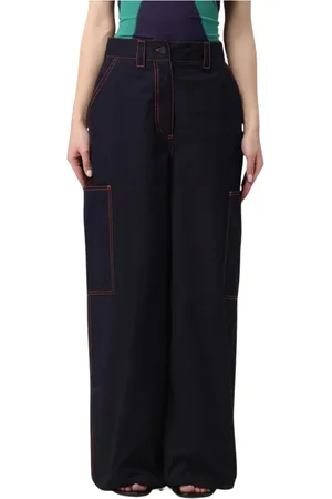 SUNNEI Jeans, Dam, L, Bomull, Vida Jeans Kontrastsömn