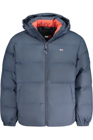 Tommy Hilfiger Jacka, Herr, 2Xl, Polyester, Blå Polyester Herrjacka