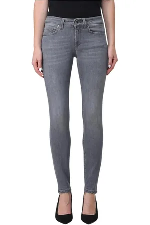 Dondup Jeans, Dam, W32, Bomull, Grå Skinny Jeans för Kvinnor