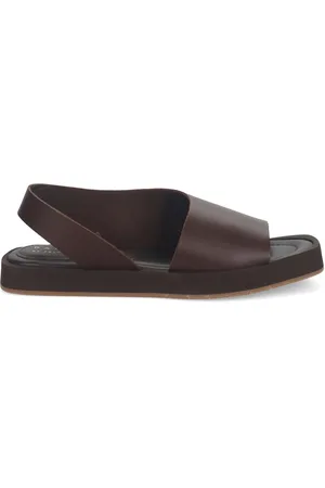 Paloma Barceló Skor, Dam, 40 EU, Läder, Eleganta Bruna Lädersandaler